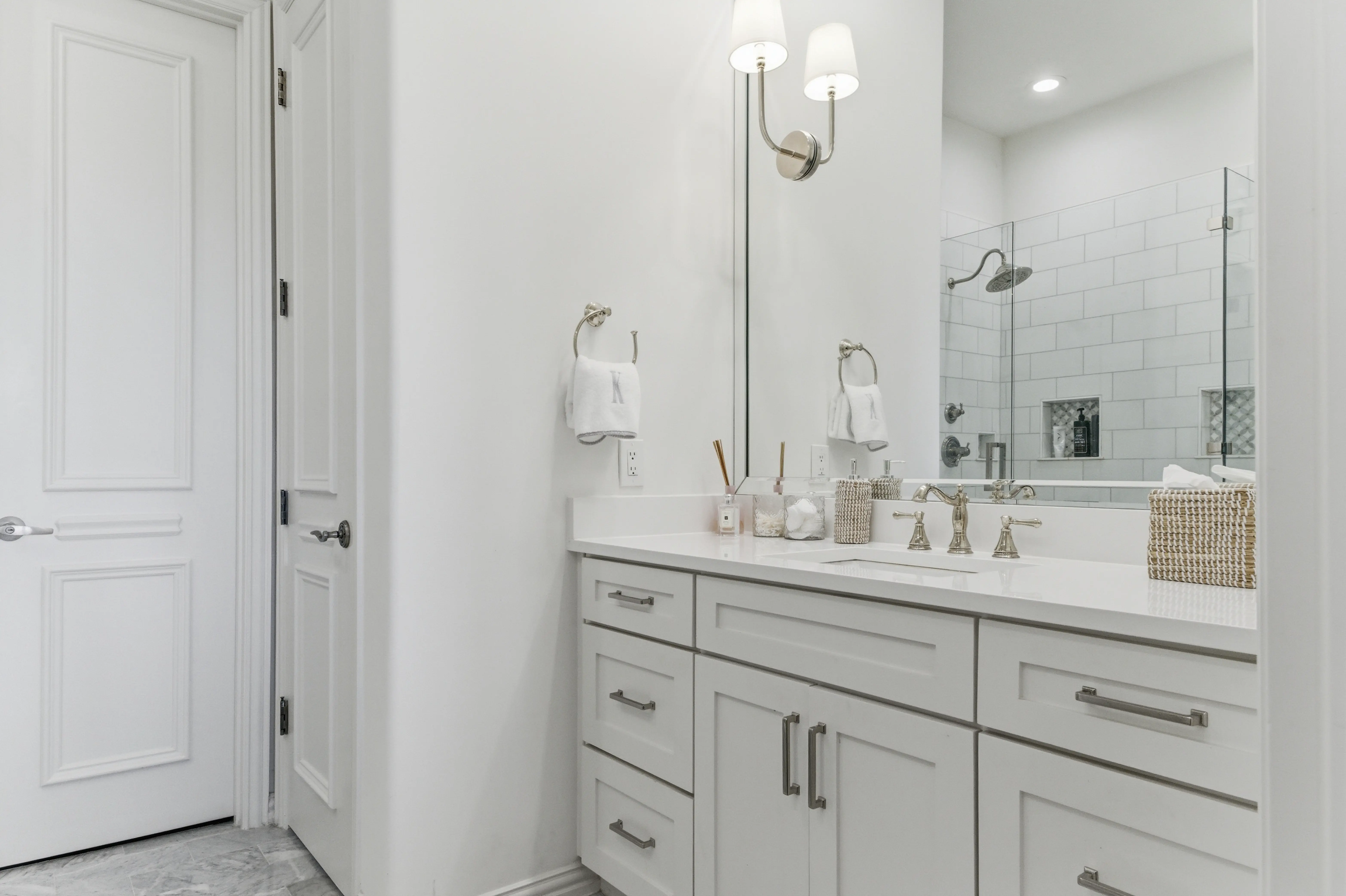 Primary bathroom shower